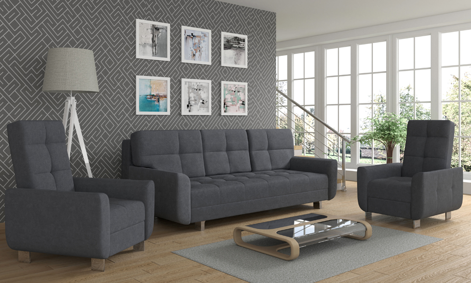Wizualizacje mebli tapicerowanych — realizacja LIBRAstudio